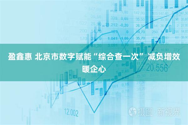 盈鑫惠 北京市数字赋能“综合查一次” 减负增效暖企心